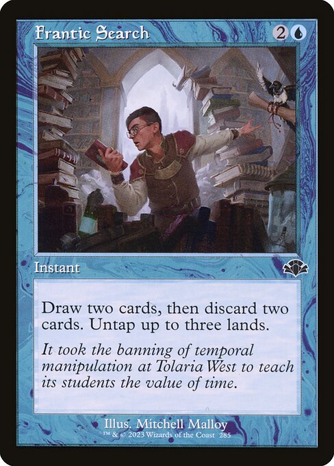Frantic Search - Dominaria Remastered Common Card