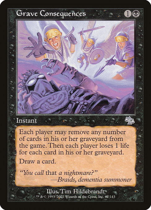 Grave Consequences - Judgment Uncommon Card