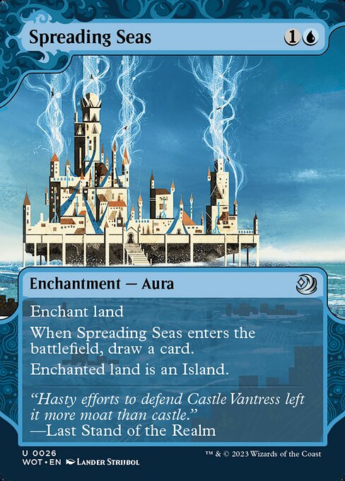Spreading Seas - Wilds of Eldraine: Enchanting Tales Uncommon Card