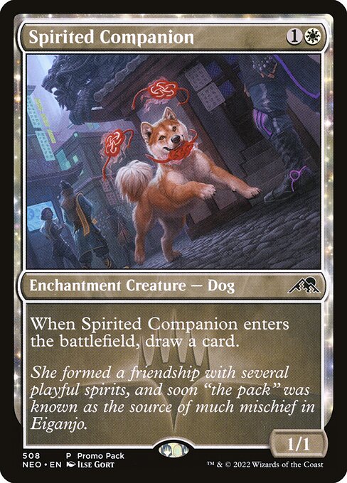 Spirited Companion - Kamigawa: Neon Dynasty Common Card