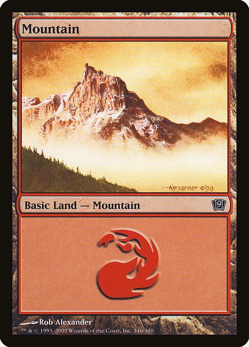 Mountain - Ninth Edition Common Card