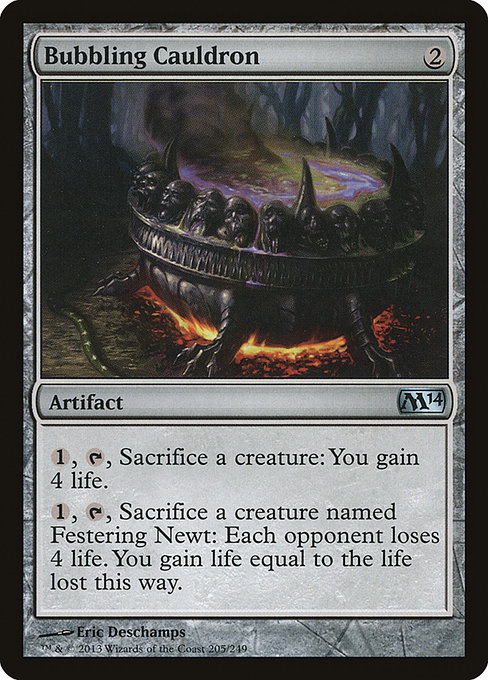 Bubbling Cauldron - Magic 2014 Uncommon Card