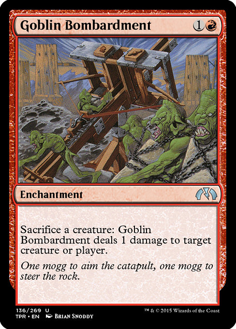 Goblin Bombardment - Tempest Remastered Uncommon Card
