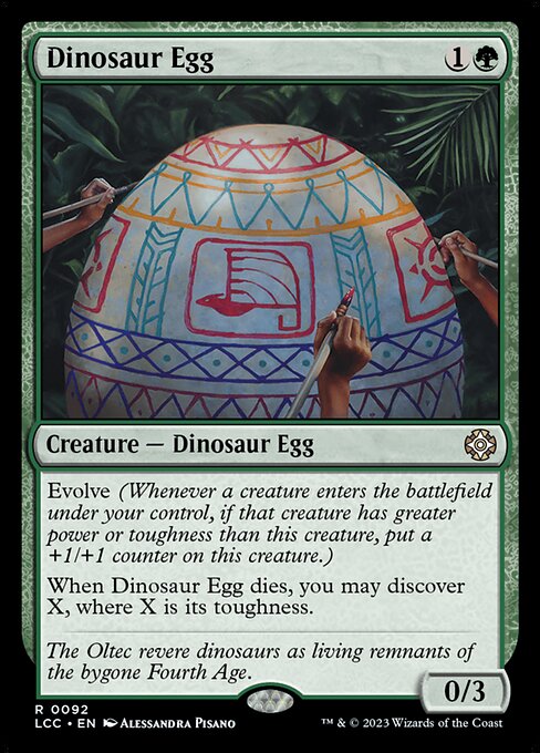 Dinosaur Egg - The Lost Caverns of Ixalan Commander Rare Card