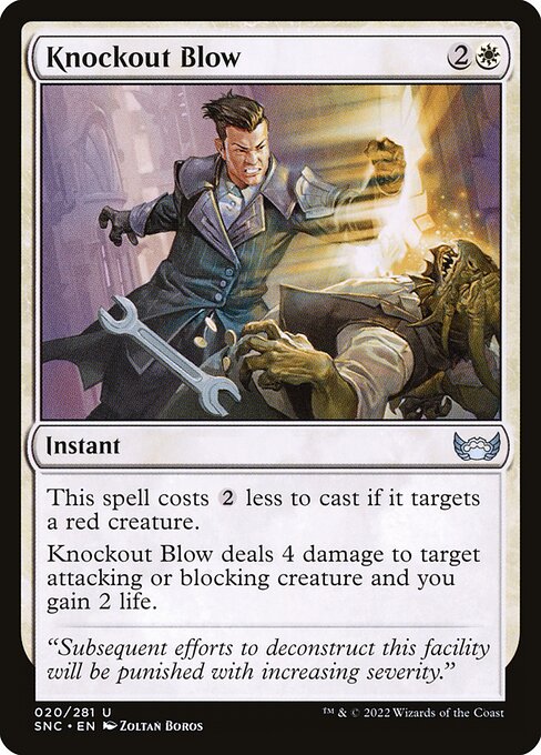 Knockout Blow - Streets of New Capenna Uncommon Card