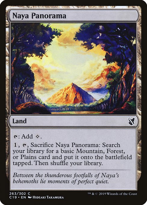 Naya Panorama - Commander 2019 Common Card