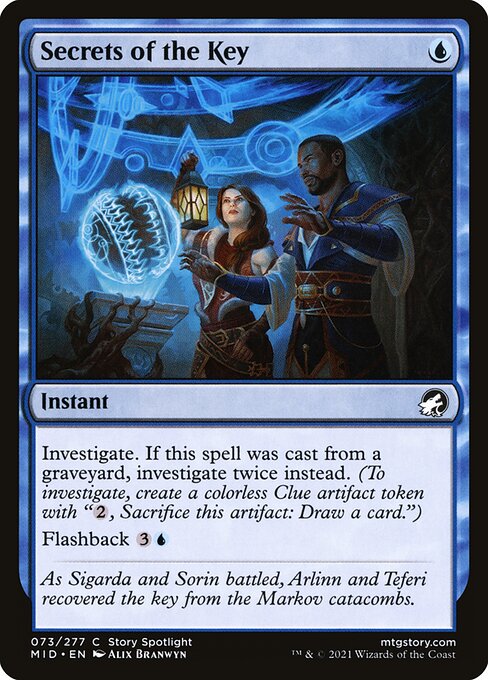 Secrets of the Key - Innistrad: Midnight Hunt Common Card