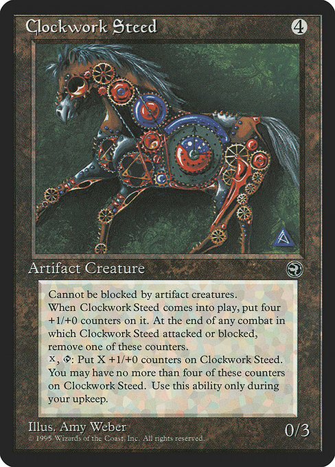 Clockwork Steed - Homelands Common Card