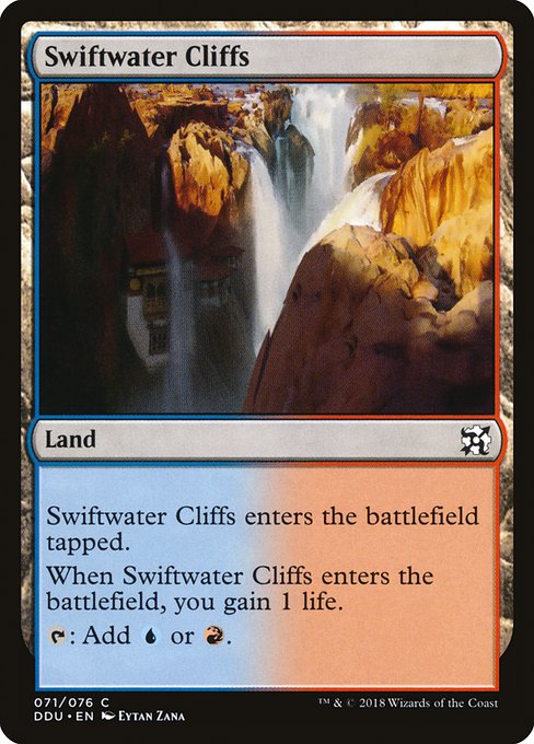 Swiftwater Cliffs - Duel Decks: Elves vs. Inventors Common Card