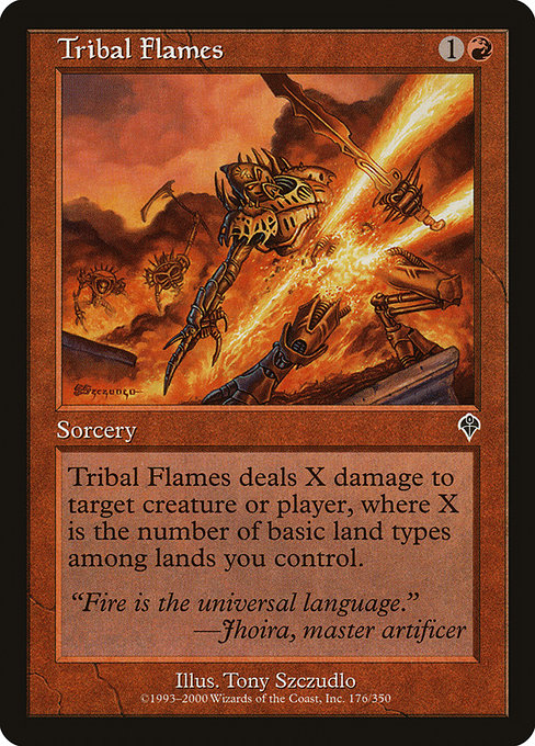 Tribal Flames - Invasion Common Card