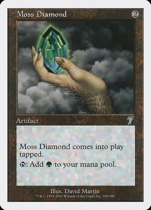 Moss Diamond - Seventh Edition Uncommon Card