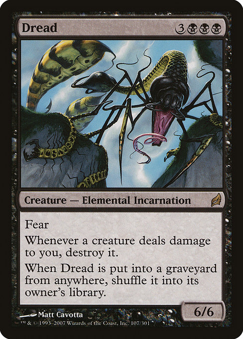 Dread - Lorwyn Rare Card