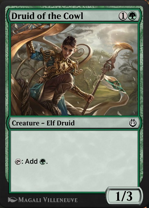 Druid of the Cowl - Kaladesh Remastered Common Card