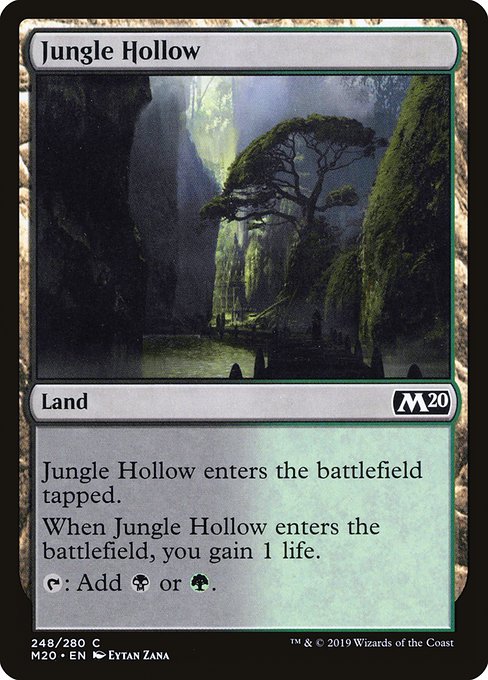 Jungle Hollow - Core Set 2020 Common Card