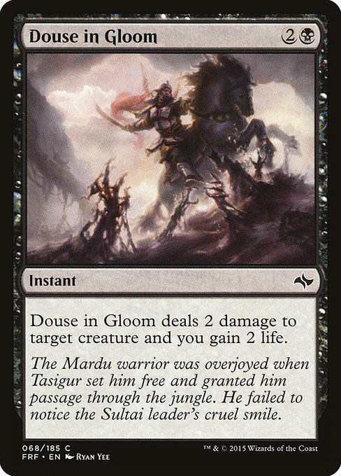 Douse in Gloom - Fate Reforged Common Card