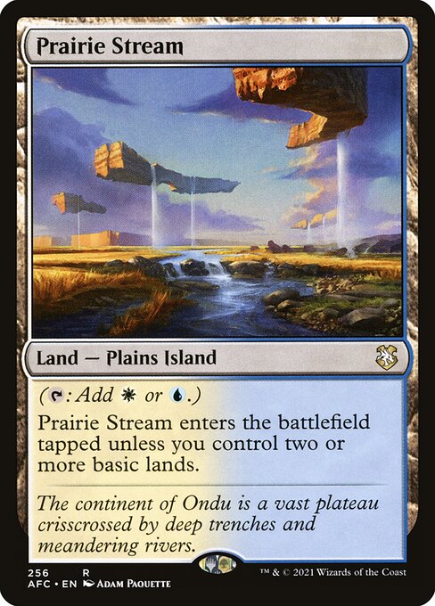Prairie Stream - Forgotten Realms Commander Rare Card