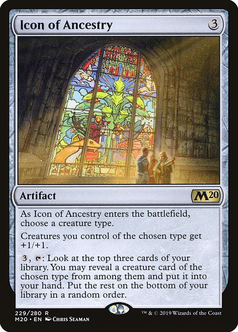 Icon of Ancestry - Core Set 2020 Rare Card