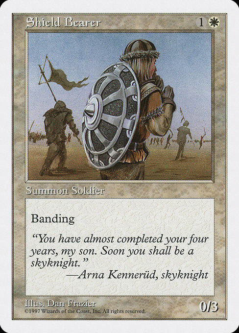 Shield Bearer - Fifth Edition Common Card
