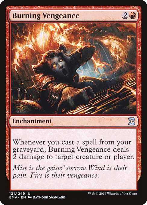 Burning Vengeance - Eternal Masters Uncommon Card