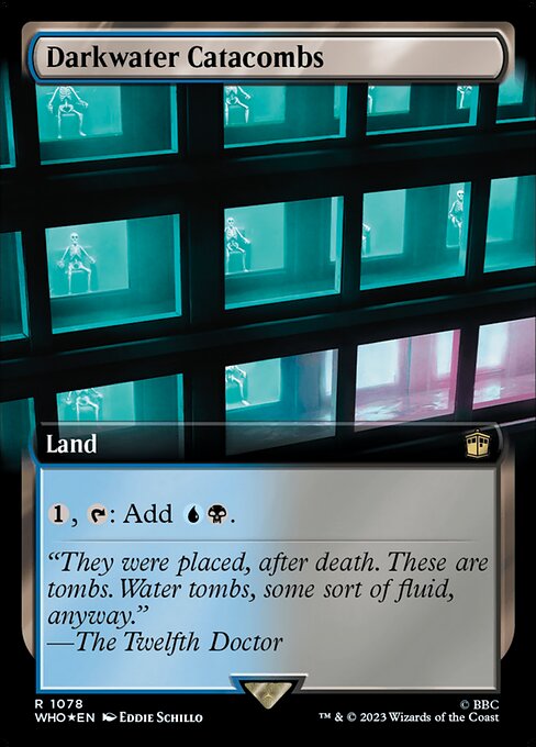 Darkwater Catacombs - Doctor Who Rare Card