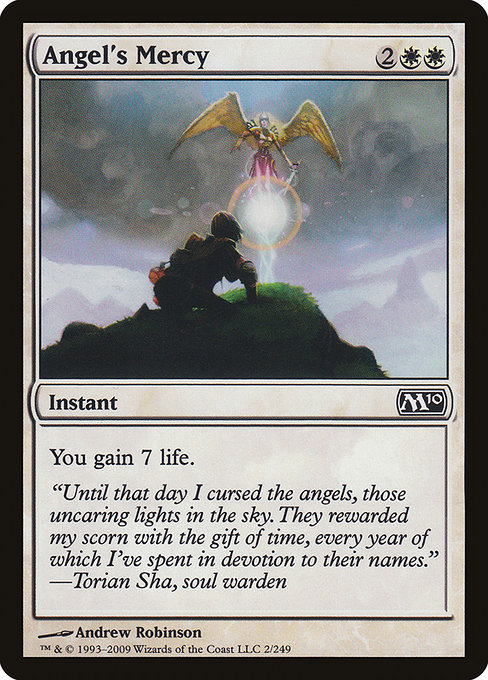 Angel's Mercy - Magic 2010 Common Card