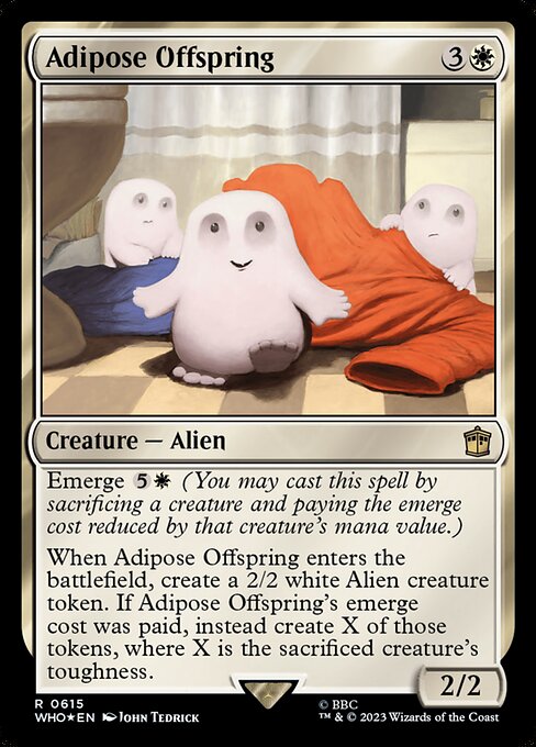 Adipose Offspring - Doctor Who Rare Card