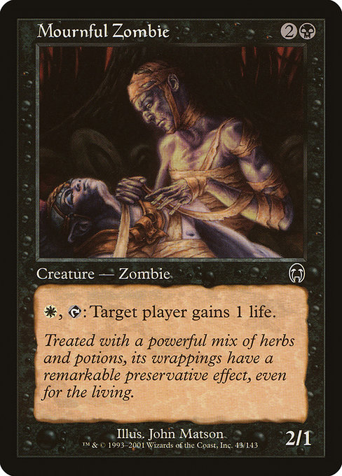 Mournful Zombie - Apocalypse Common Card