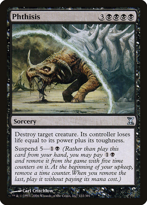Phthisis - Time Spiral Uncommon Card