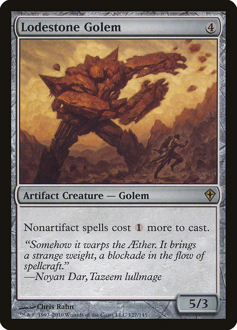 Lodestone Golem - Worldwake Rare Card