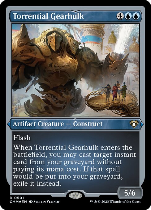Torrential Gearhulk - Commander Masters Rare Card