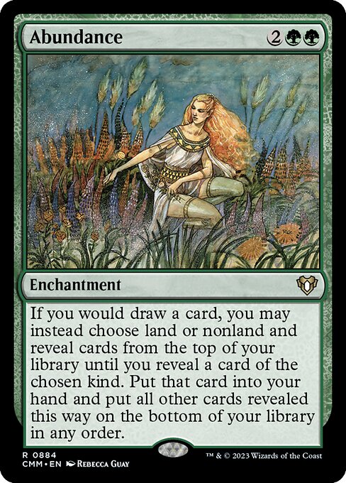 Abundance - Commander Masters Rare Card