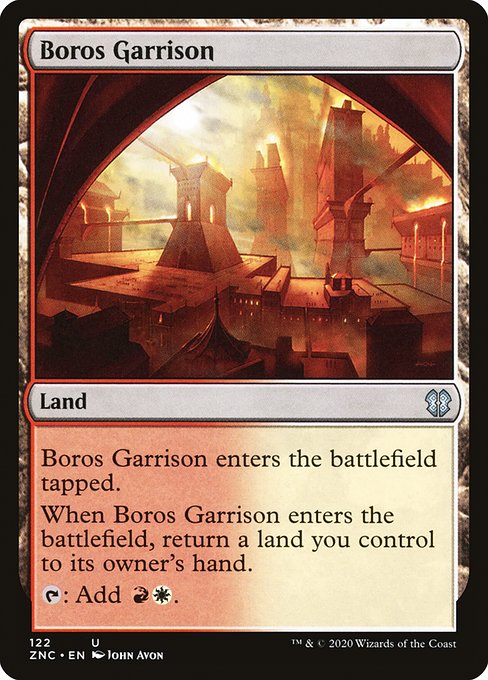 Boros Garrison - Zendikar Rising Commander Uncommon Card