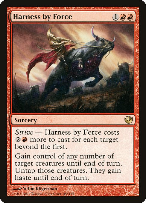 Harness by Force - Journey into Nyx Rare Card