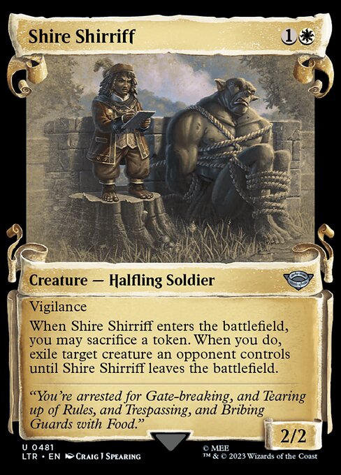 Shire Shirriff - The Lord of the Rings: Tales of Middle-earth Uncommon Card