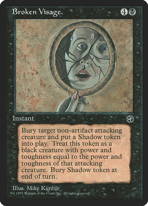 Broken Visage - Homelands Rare Card