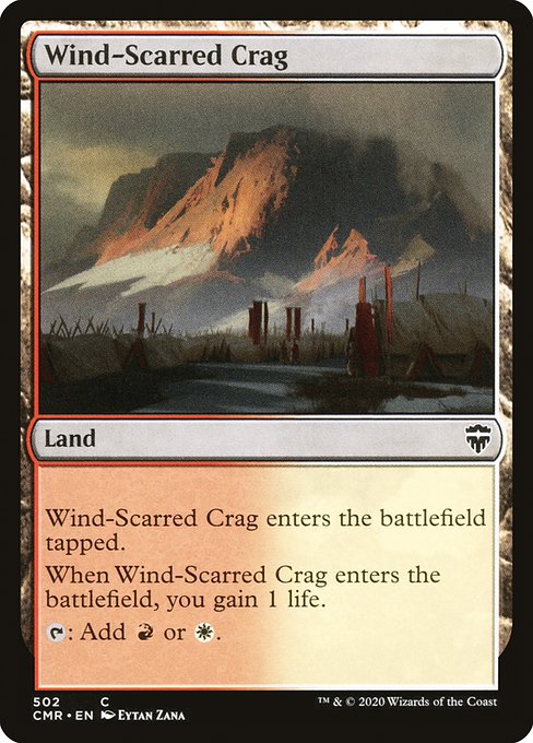 Wind-Scarred Crag - Commander Legends Common Card