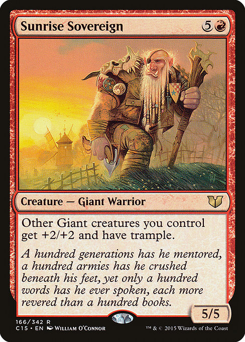 Sunrise Sovereign - Commander 2015 Rare Card