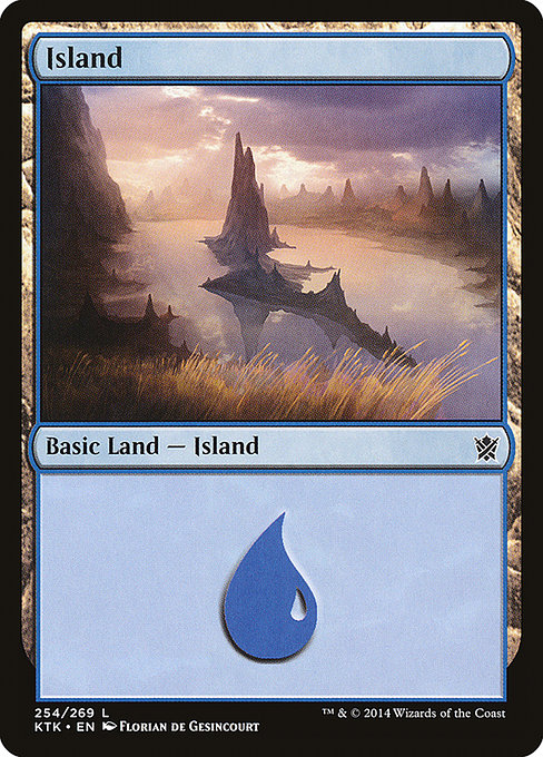 Island - Khans of Tarkir Common Card