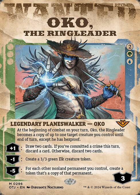 Oko, the Ringleader - Outlaws of Thunder Junction Mythic Card
