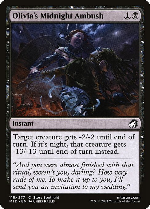 Olivia's Midnight Ambush - Innistrad: Midnight Hunt Common Card