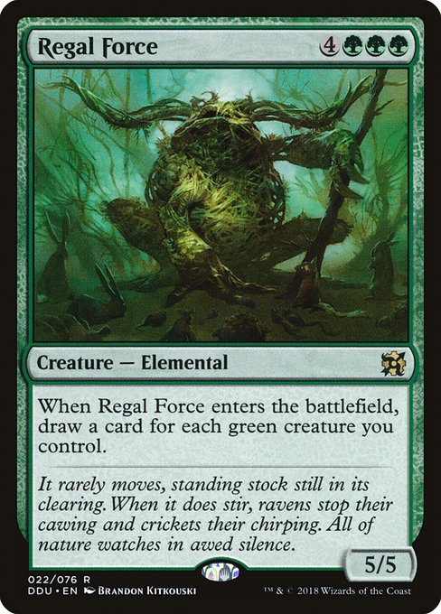 Regal Force - Duel Decks: Elves vs. Inventors Rare Card