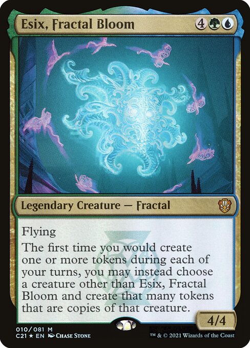 Esix, Fractal Bloom - Commander 2021 Mythic Card