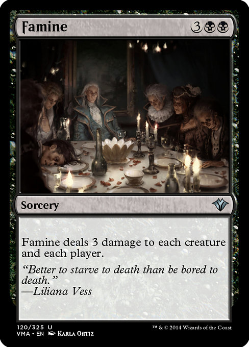 Famine - Vintage Masters Uncommon Card