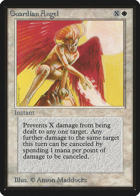 Guardian Angel - Limited Edition Beta Common Card