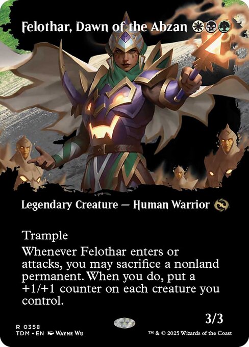 Felothar, Dawn of the Abzan - Tarkir: Dragonstorm Rare Card