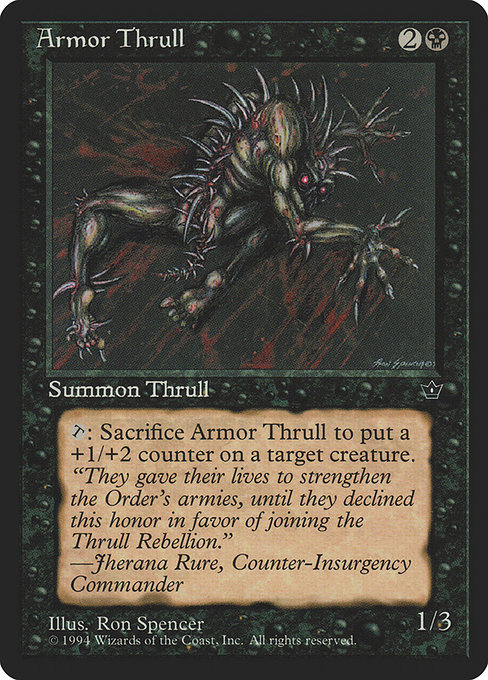 Armor Thrull - Fallen Empires Common Card