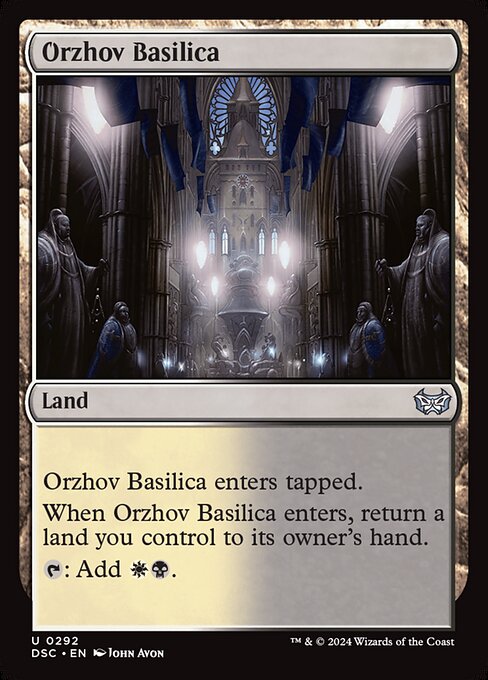 Orzhov Basilica - Duskmourn: House of Horror Commander Uncommon Card