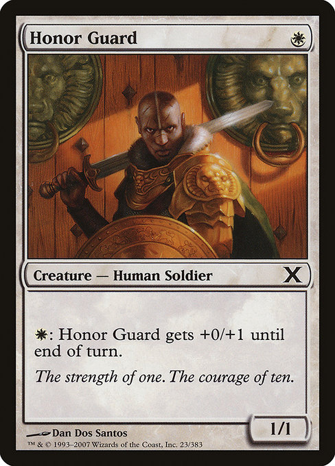 Honor Guard - Tenth Edition Common Card