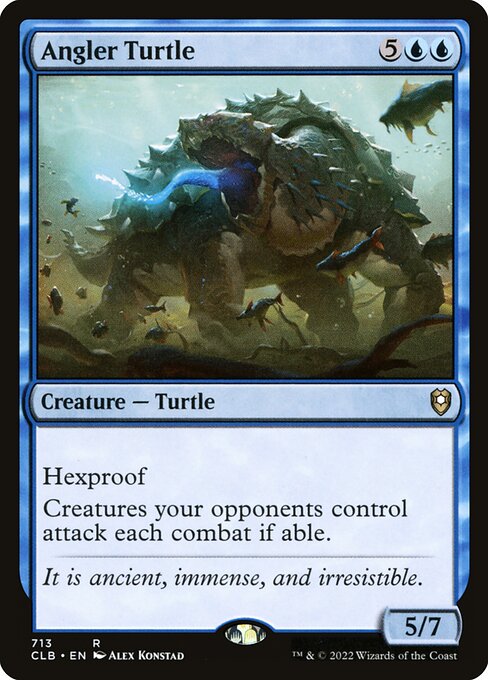 Angler Turtle - Commander Legends: Battle for Baldur's Gate Rare Card