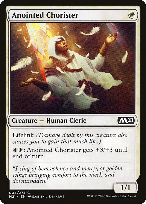 Anointed Chorister - Core Set 2021 Common Card